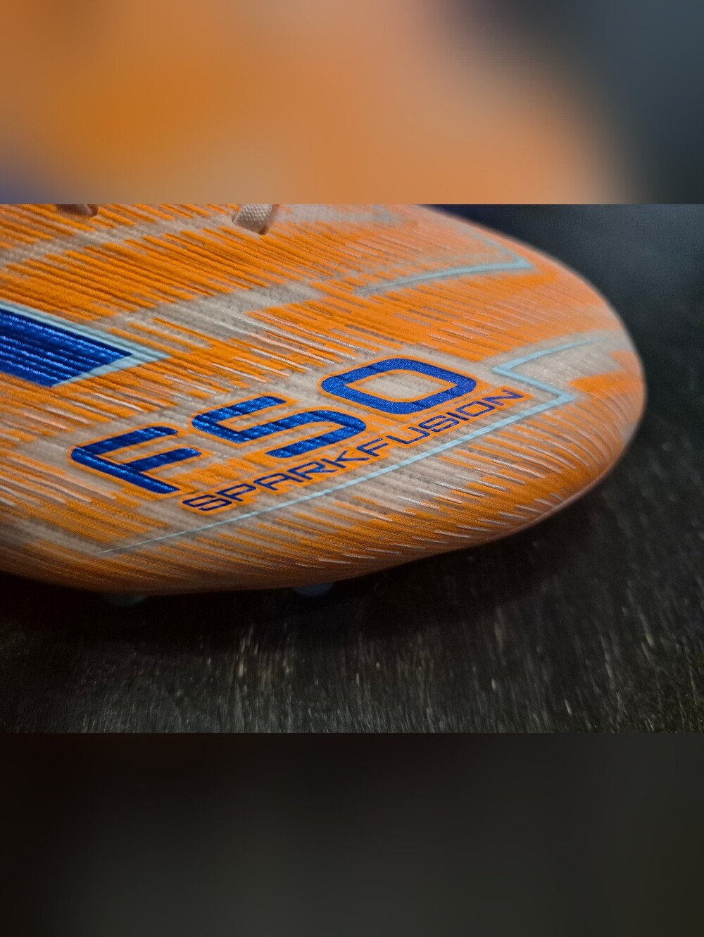 Adidas Womens F50 Sparkfusion Elite Low Soccer Cleat, Bliss Orange - Picture 7 of 15